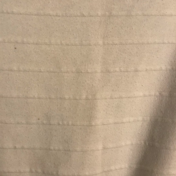 Vicki Wayne White Striped Cardigan Sweater Size L - Picture 4 of 7